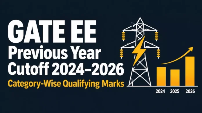 GATE EE Previous Year Cutoff 2024–2026