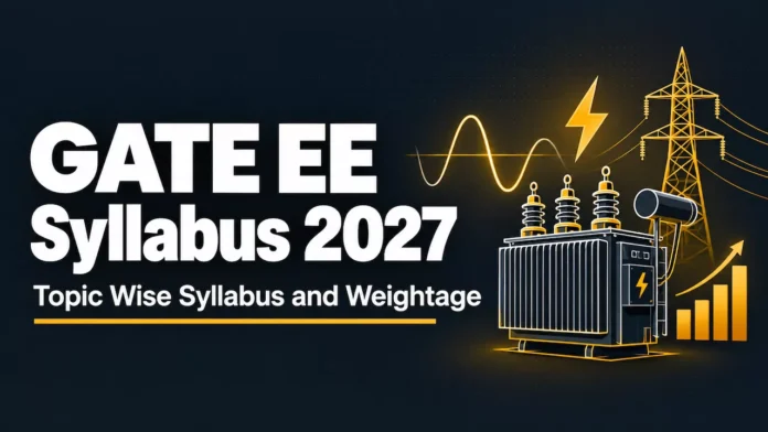 GATE EE Syllabus 2027